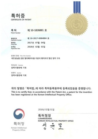 특허증